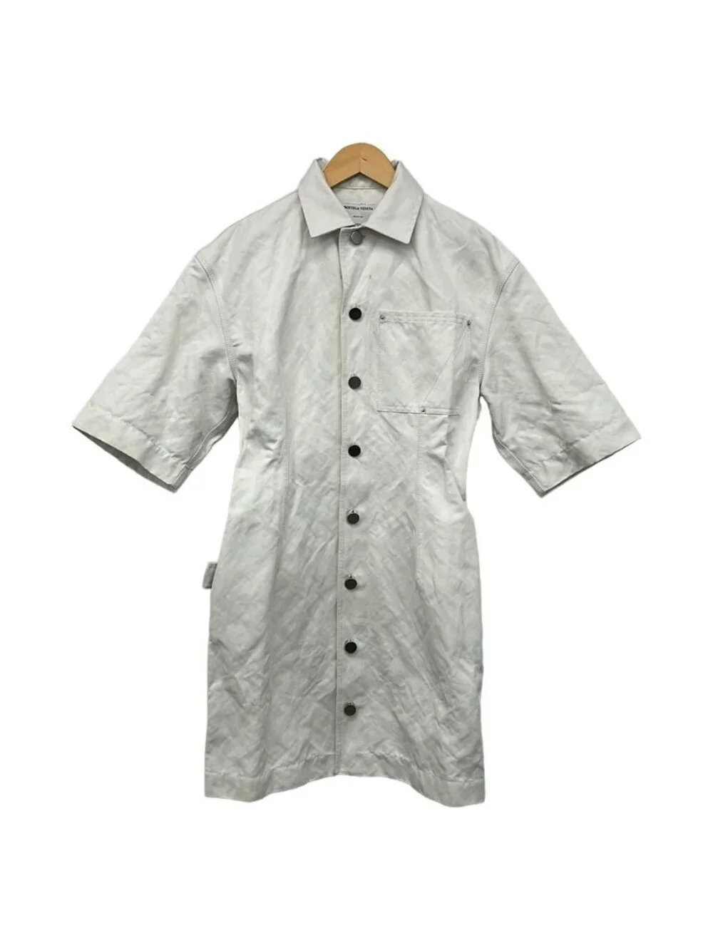 Bottega Veneta Dress S White Long Sleeve Knee-Length 36